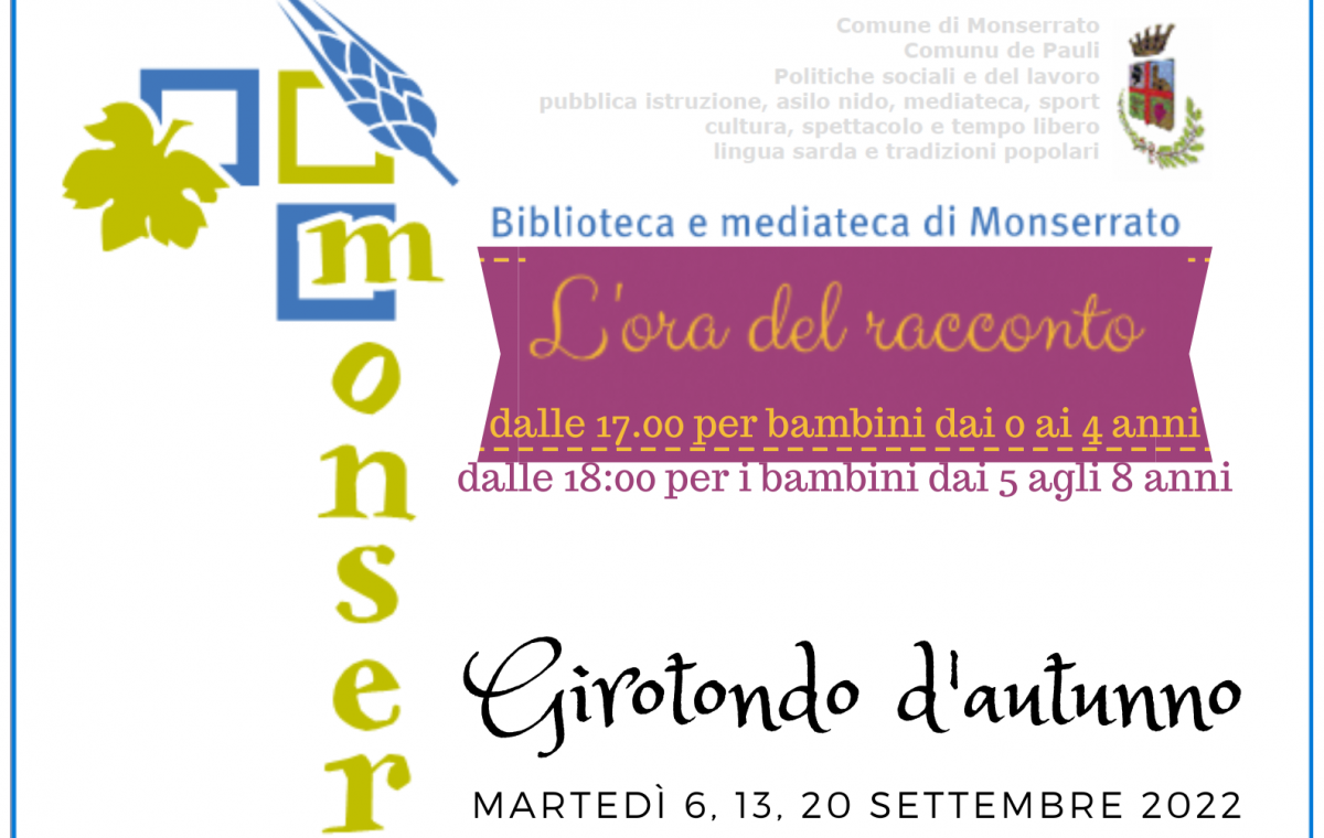 Ora del racconto – settembre 2022