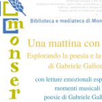 Una mattina con verso. Esplorando la poesia e la scrittura di Gabriele Galloni