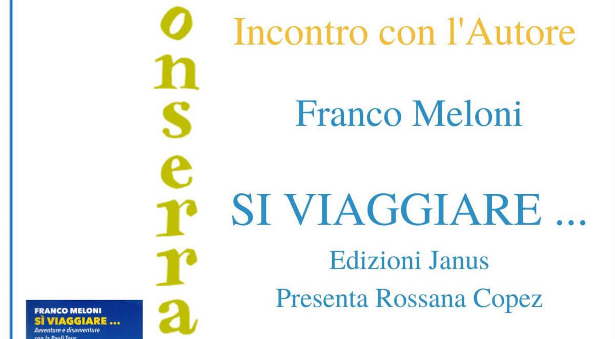 Mercoledì dell’Autore – Franco Meloni alla Monserratoteca