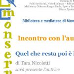 Incontro con l’autrice Tara Nicoletti