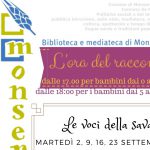 Ora del racconto – settembre 2025