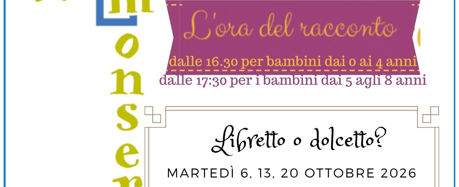 Ora del Racconto Locandine – 1 testata locandina